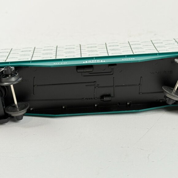 Industrial Rail O-27 Gauge IDM -7003 RNR Lumber Co Green Flatcar w/Load Boxed - Picture 11 of 12